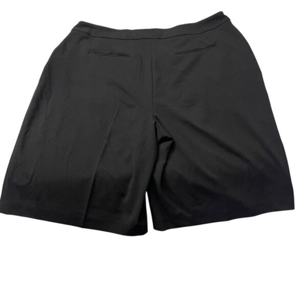 mack + liam High Rise Wide Leg Cropped Pants Culottes Black 2X - Picture 2 of 8